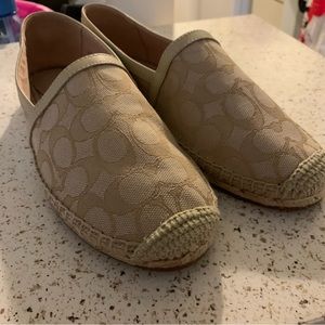 COACH Beige Espadrilles